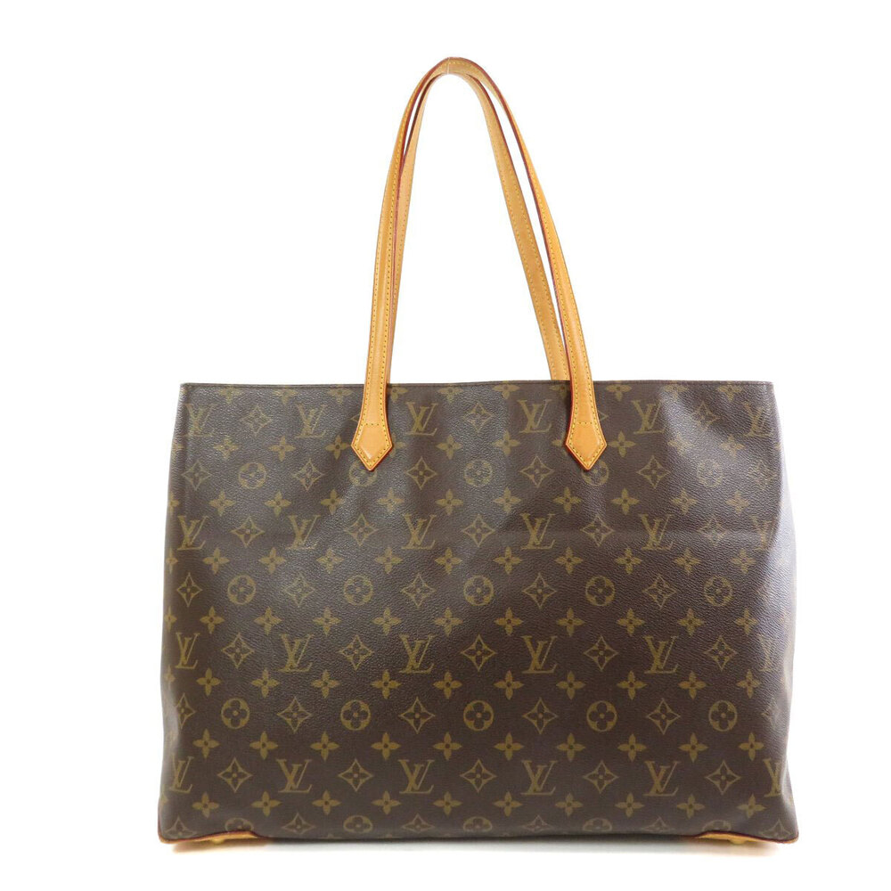 Louis Vuitton Canvas Monogram Tote Wilshire Bag Brown